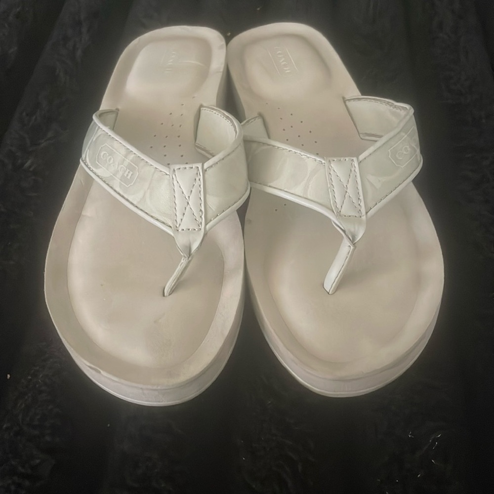 Used Coach Flip Flops